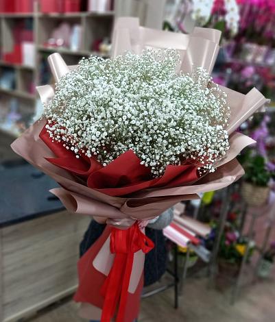 Букет цветов из: Гипсофила в Глубоком Краснодарский край