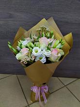 Букет цветов из:  Розы и Лизиантусы #REPLACE_PRED# Глубоком Краснодарский край