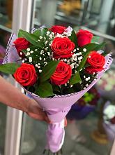 Букет цветов из:  Розы #REPLACE_PRED# Глубоком Краснодарский край