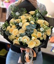 Букет цветов из:  Розы и Лизиантусы #REPLACE_PRED# Глубоком Краснодарский край